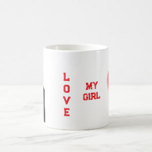 Fille amour tasse