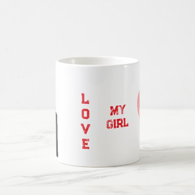 Fille amour tasse (Centre)
