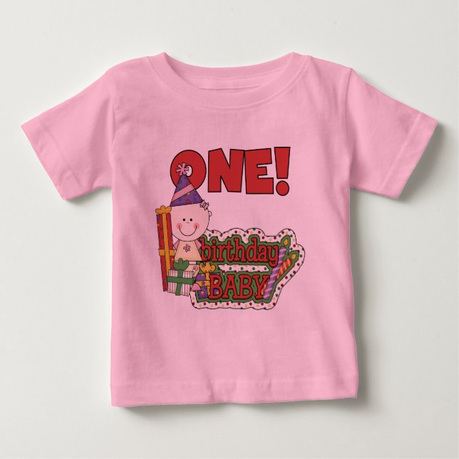 Fille Anniversaire T-shirts et cadeaux pour bébé (Devant)