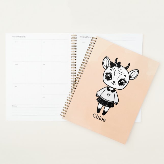 Fille Antilope Adorable - Dessin Mignon à Croquer (Devant avec enveloppe)