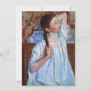 Fille Arrange Ses Cheveux   Mary Cassatt