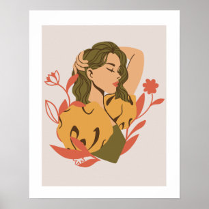 Fille Art Poster Beau