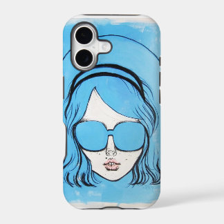 Fille aux lunettes bleues 1