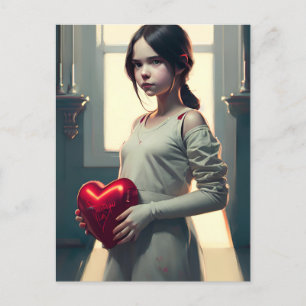 Fille avec ballon rouge Cartes postales