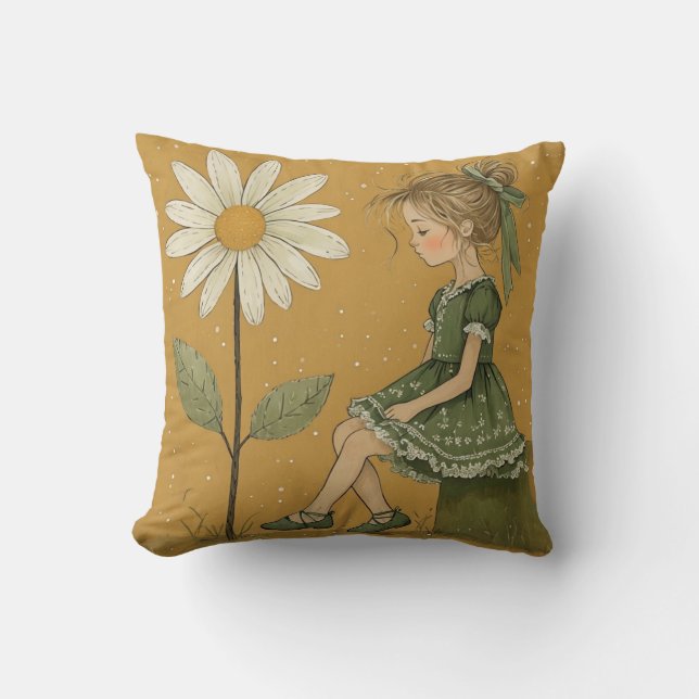 Fille avec Coussin Daisy (Recto)