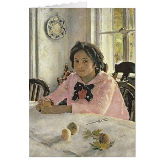 Fille avec des pêches, 1887 (Devant)