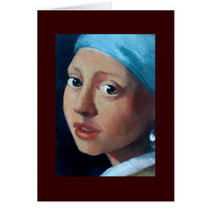 FILLE AVEC LA BOUCLE D'OREILLE DE PERLE