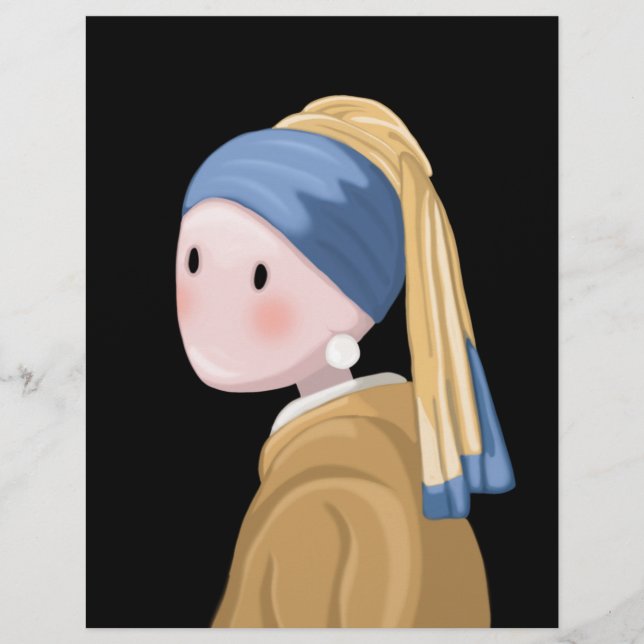 Fille avec une oreille perle (Devant)