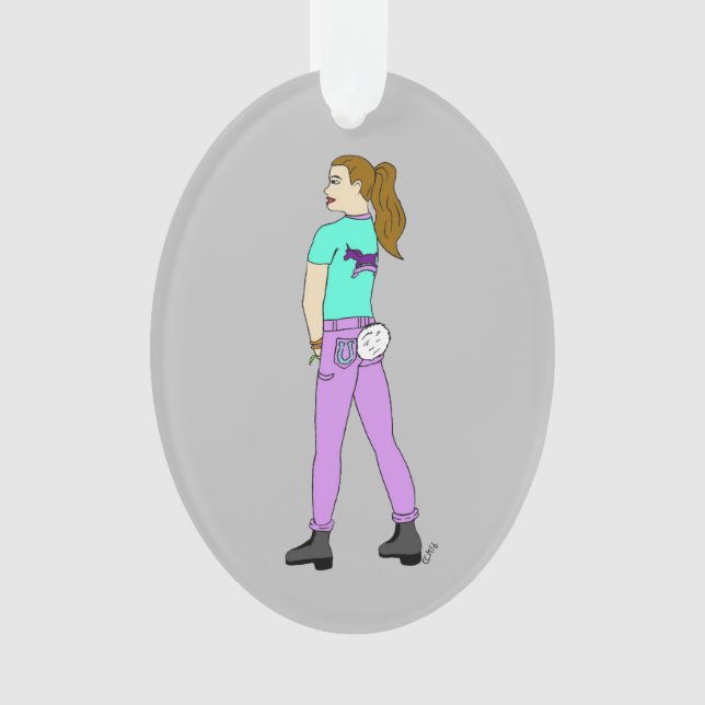 fille avec une queue de lapin (devant)