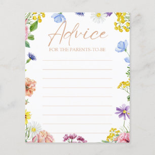 Fille Baby shower sucré comme peut Bee Advice Card