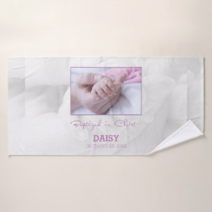 Fille Baptême Félicitations pour Baby Personnalisé