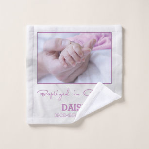Fille Baptême Félicitations pour Baby Personnalisé