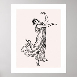Fille Beaucoup D'art Affiche