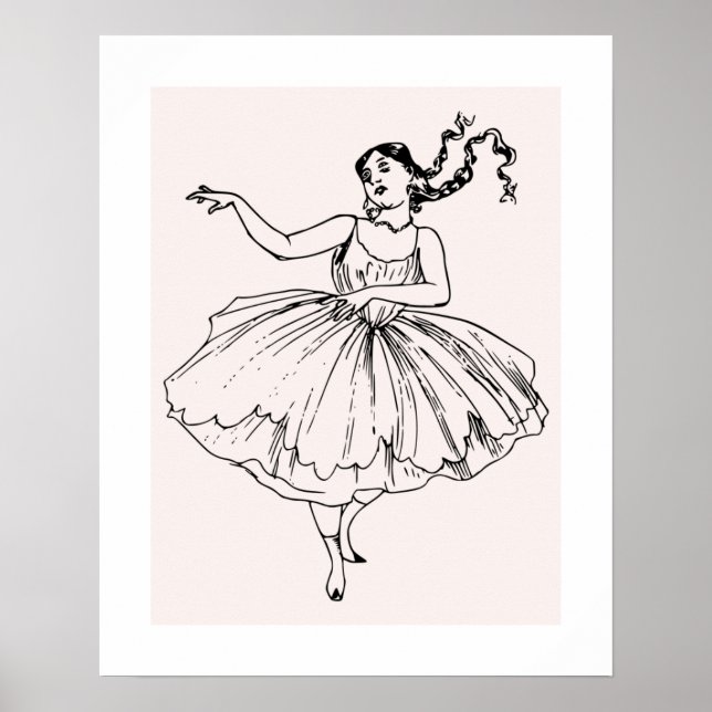 Fille Beaucoup d'Art  Affiche (Devant)