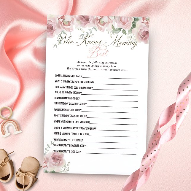 Fille bébé dans le Baby shower en fleur Qui connaî (Créateur téléchargé)