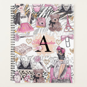 Fille Boss Luxury Black Rose Illustration