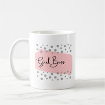 Fille Boss tasse, mon patron tasse
