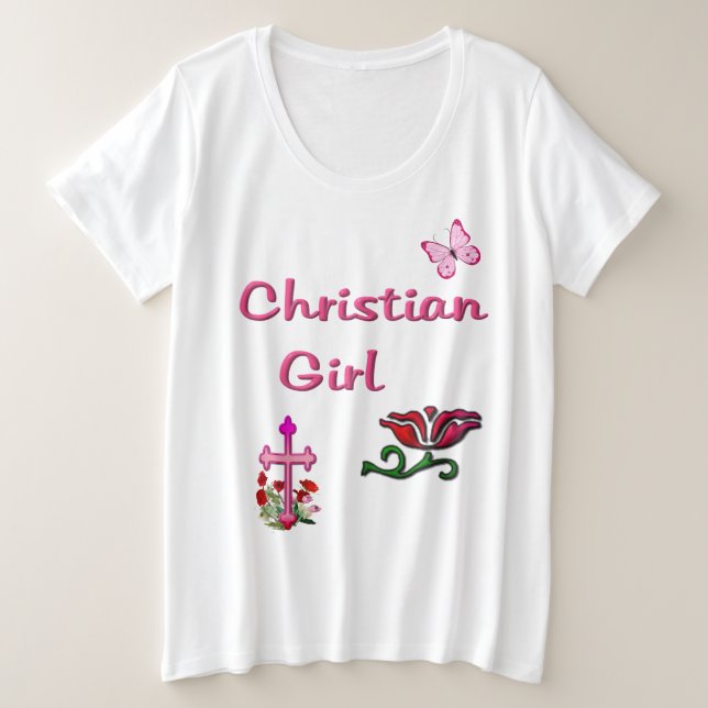 Fille chrétienne  (Design devant)