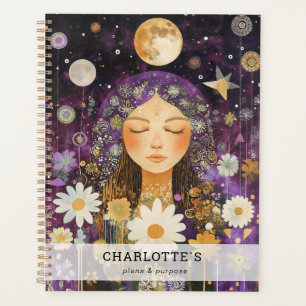 Fille Cosmique Lune Boho