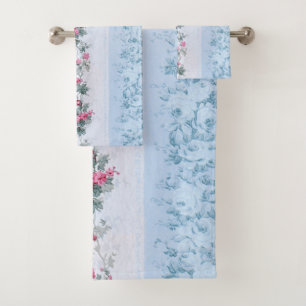 Fille Cottage Chic Roses rose et bleu