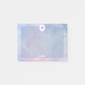 Fille couleur arc-en-ciel mignon moderne Post-It N