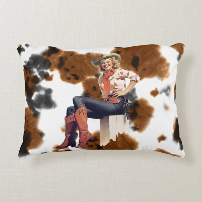 Fille Coussin occidental - Rustique occidental (Devant)