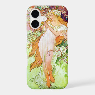 Fille d'Alphonse Mucha dans un jardin