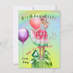 Fille d'anniversaire