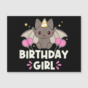 Fille d'anniversaire mignonne graphique chauve-sou