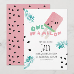 Fille d'anniversaire Pastèque / Une dans un Melon