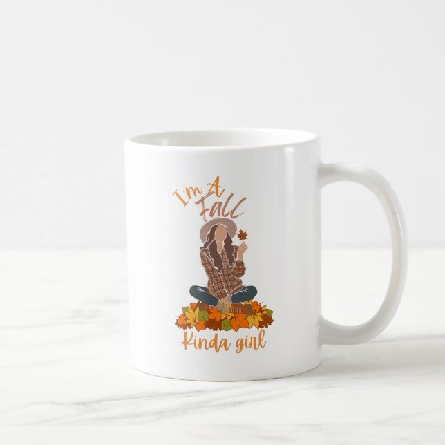 Fille d'automne Mug d'automne (Droite)