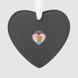 Fille de 50 ans anniversaire de paresseux mignon 5