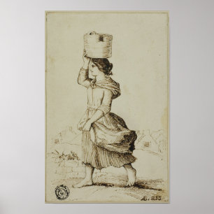 Fille de Claddagh Galway Impression Irlandaise Vin
