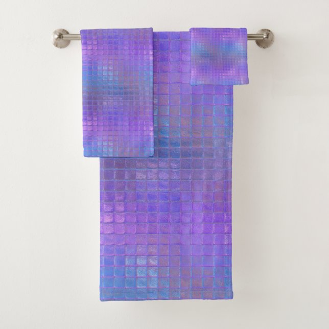 Fille de Glamour Iridescent Violet Clair (En situation)