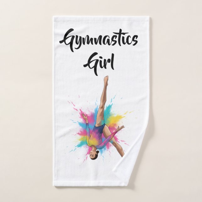 Fille de gymnastique - Serviette (Serviette à main)