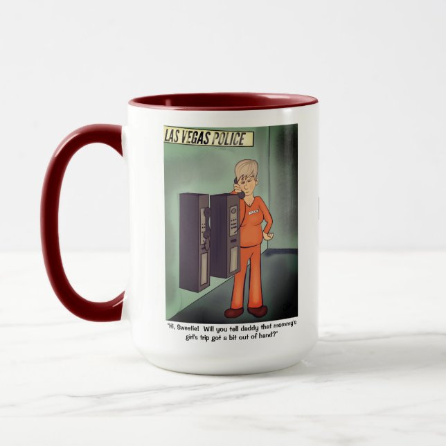 Fille de la nuit Fête des Mères Grand Combo Mug (Gauche)