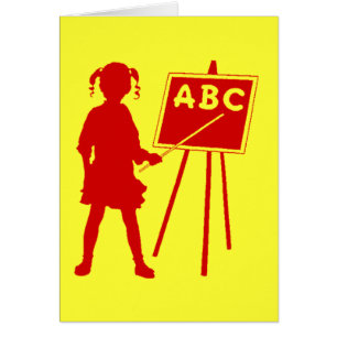 Fille de l'école vintage