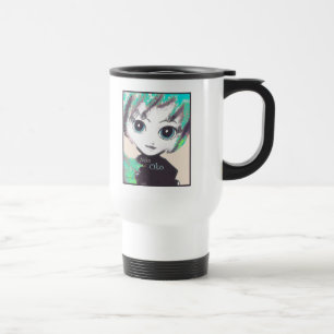 Fille de Neko, Oko, tasse de café blanc de