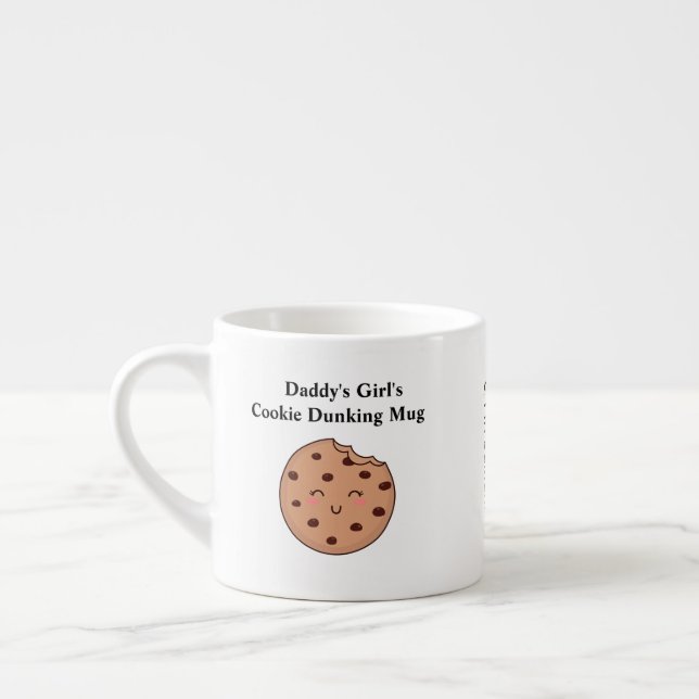 Fille de papa - Lait et biscuits Mug  (Gauche)