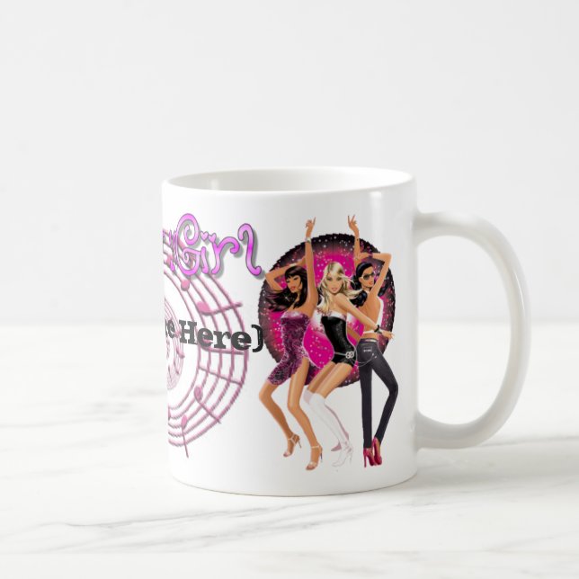 Fille de partie personnalisée - tasse (Droite)