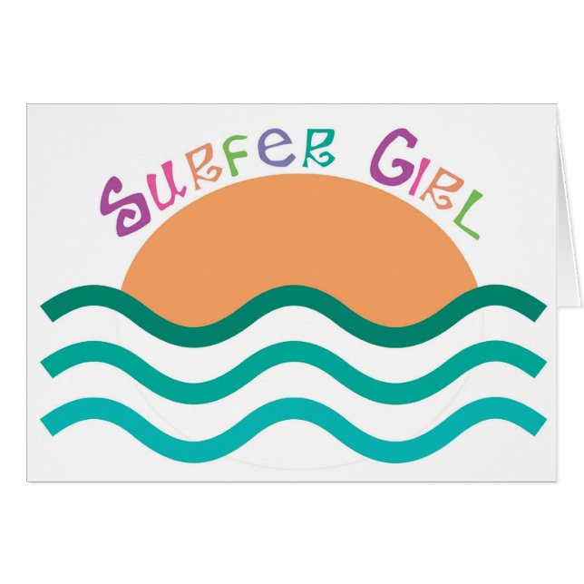 Fille de surfer (Devant horizontal)