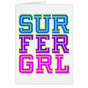 Fille de surfer