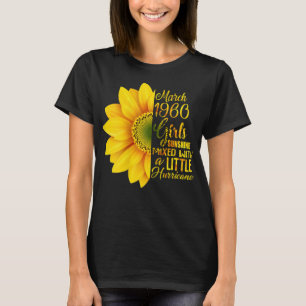 Fille de tournesol T-Shirt de 1960