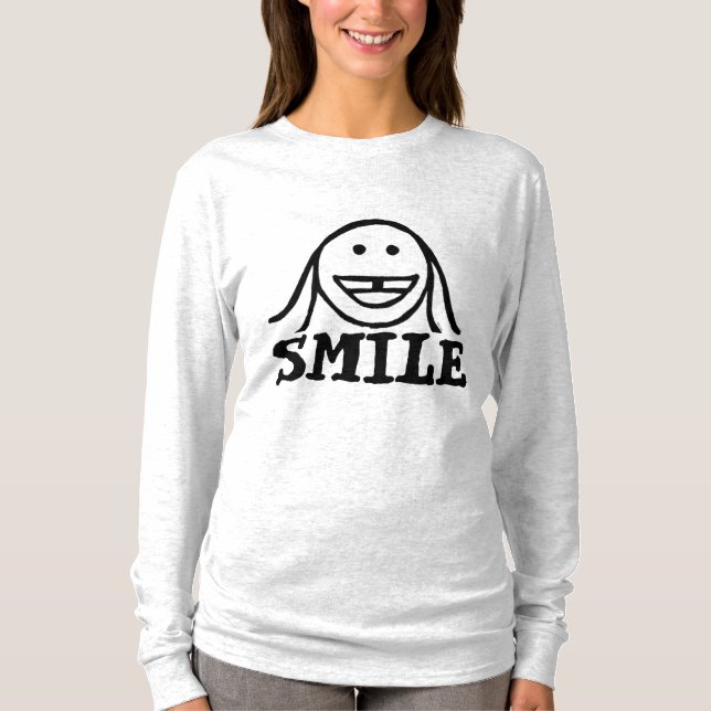 Fille dentée Gap, T-shirt Smile Ladies (Devant)