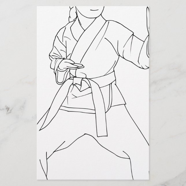 Fille des arts martiaux (Devant)