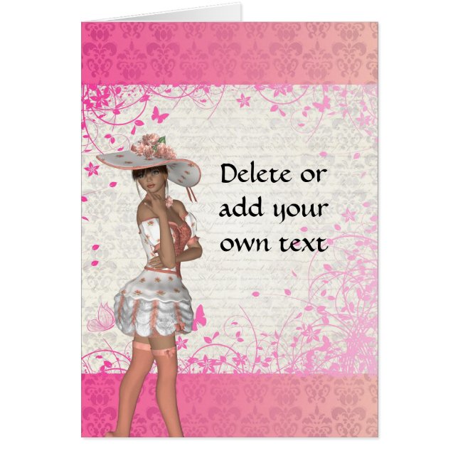 fille d'été rose (Devant)