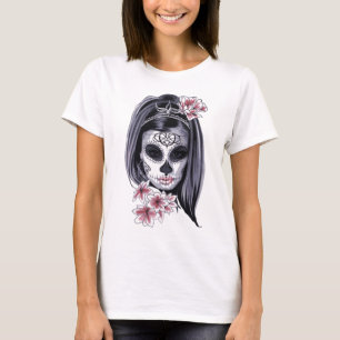 fille d'horreur princesse avec fleurs Sweat - shir