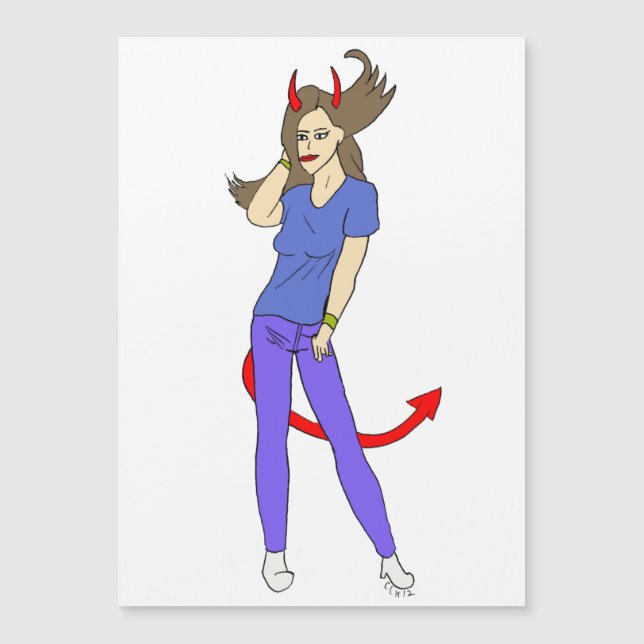 fille diable (Devant)