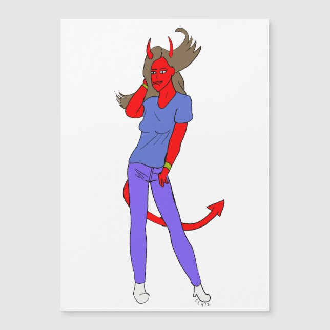 fille diable (Devant)