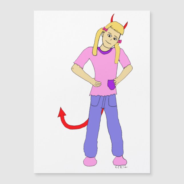 fille diable (Devant)